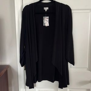 Avenue Cardigan with gold accents